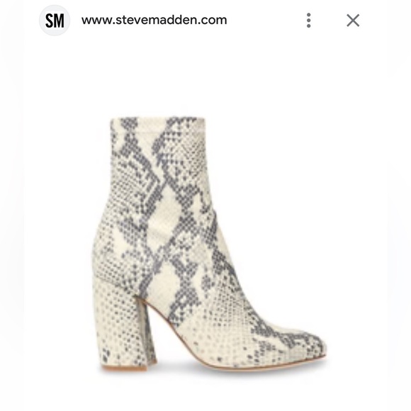 Steve Madden Tan Snakeskin Reggie Boots - Picture 8 of 9
